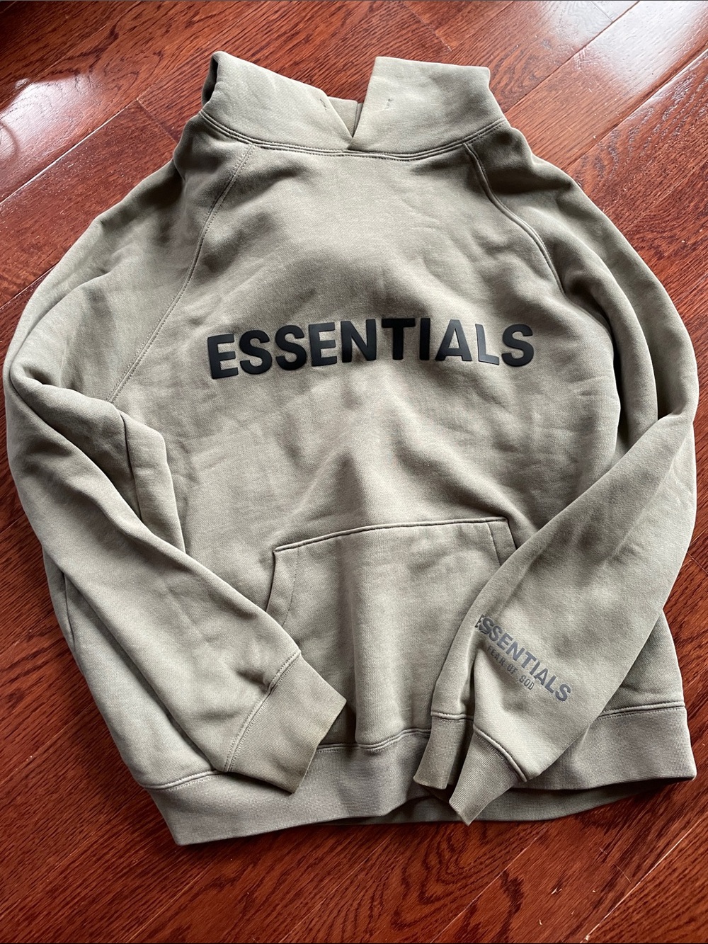 Essentials Men's Olive Hoodie